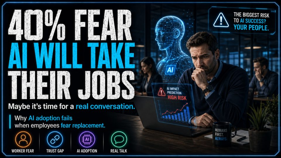 40% Fear For Their Jobs, Now Let's Have A Real Conversation