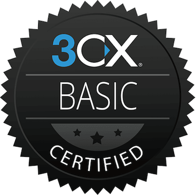 3CX Basic Certified service provided